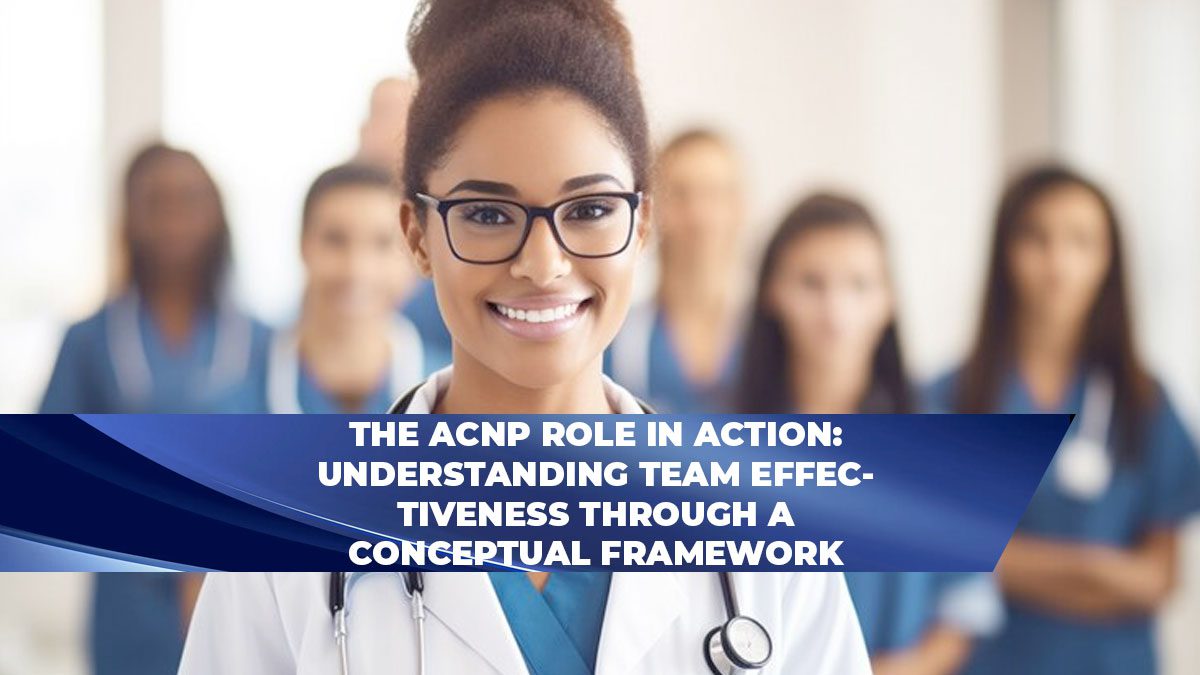 The ACNP Role in Action: Understanding Team Effectiveness Through a Conceptual Framework